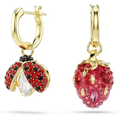 SWAROVSKI ARETES COLGANTES IDYLLIA | VERDE/ROJO - 2