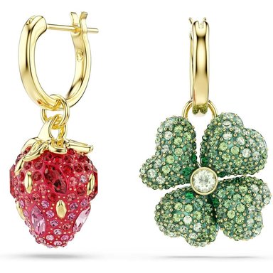 SWAROVSKI ARETES COLGANTES IDYLLIA | VERDE/ROJO - 3