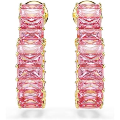 SWAROVSKI ARETES ARO CORAZÓN ZIRCONIA | ORO ROSA - 2