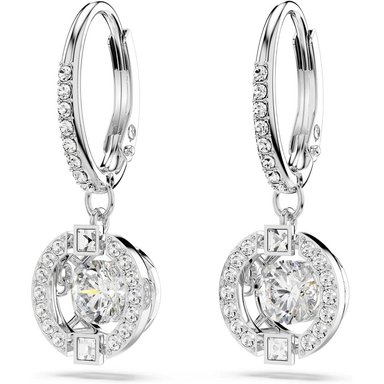 SWAROVSKI ARETES DROP UNA RODIO | TRANSPARENTE - 3