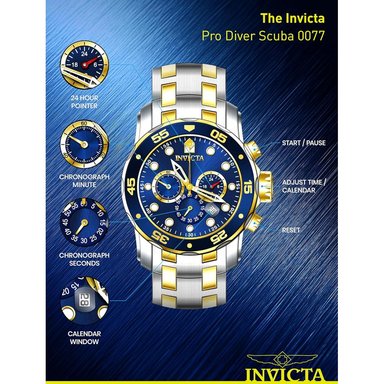 RELOJ INVICTA PRO DIVER SCUBA CUARZO 48 MM HOMBRE - 5