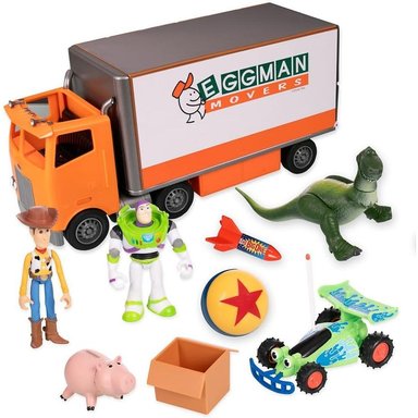SET CAMION DE MUDANZAS EGGMAN TOY STORY DISNEY STORE - 1