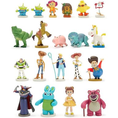 SET MEGAJUGUETES 19 PERSONAJES TOY STORY DISNEY STORE - 1