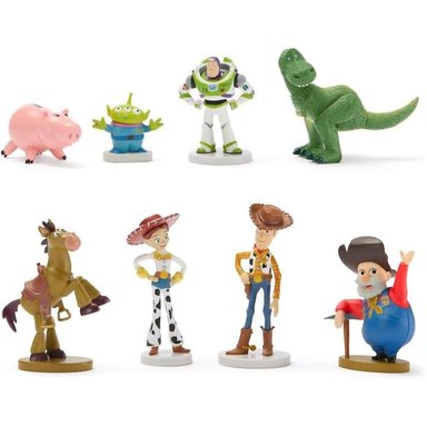 SET 8 JUGUETES COLECCIONABLES TOY STORY DISNEY STORE - 1