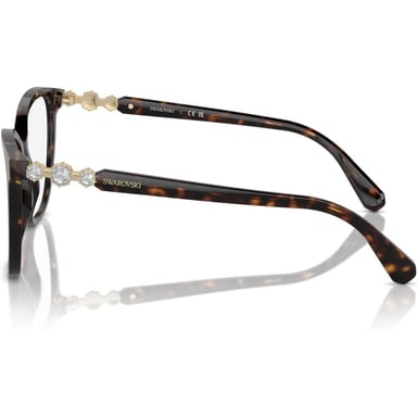 SWAROVSKI MONTURA CUADRADO SK2020 54 MM MUJER | DARK HAVANA/DEMO LENS - 3