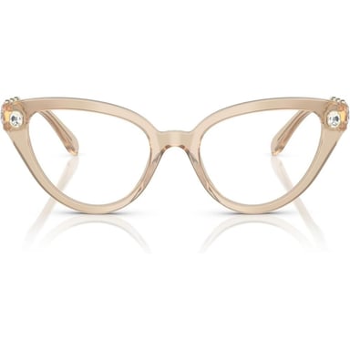 SWAROVSKI MONTURA SK2028 53 MM MUJER | MILKY BEIGE/DEMO LENS - 1