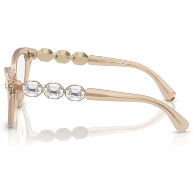 SWAROVSKI MONTURA SK2028 53 MM MUJER | MILKY BEIGE/DEMO LENS - 3