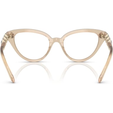 SWAROVSKI MONTURA SK2028 53 MM MUJER | MILKY BEIGE/DEMO LENS - 4