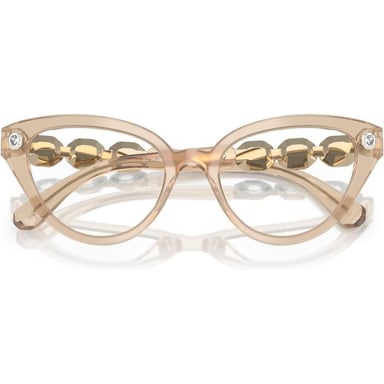 SWAROVSKI MONTURA SK2028 53 MM MUJER | MILKY BEIGE/DEMO LENS - 5