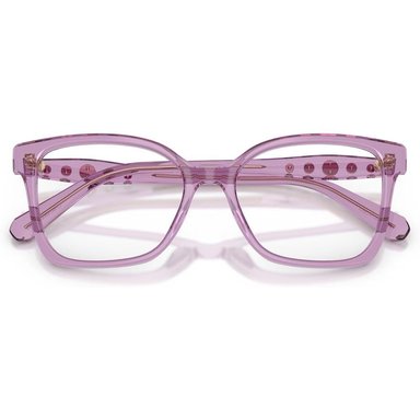 SWAROVSKI MONTURA CUADRADO SK2061 53 MM MUJER | TRANSPARENT AMETHYST/DEMO LENS - 5