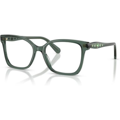 SWAROVSKI MONTURA CUADRADO SK2061 55 MM MUJER | TRANSPARENT GREEN/DEMO LENS - 2