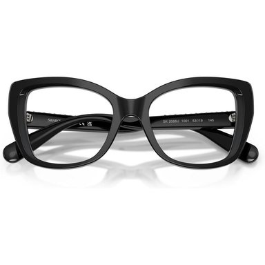 SWAROVSKI MONTURA MARIPOSA SK2066U 53 MM MUJER | BLACK/CRYSTAL/DEMO LENS - 5