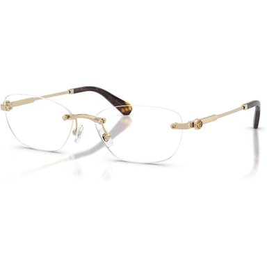 SWAROVSKI MONTURA OVAL SK1037 54 MM MUJER | PALE GOLD/DEMO LENS - 2