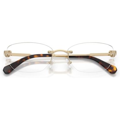 SWAROVSKI MONTURA OVAL SK1037 54 MM MUJER | PALE GOLD/DEMO LENS - 5