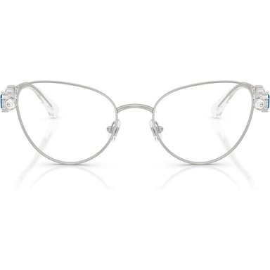 SWAROVSKI MONTURA SK1024 53 MM MUJER | SILVER/DEMO LENS - 1