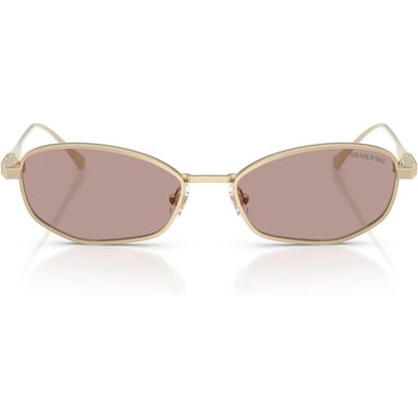 SWAROVSKI LENTES DE SOL SK7042 55 MM MUJER | PALE GOLD/CRYSTAL/LIGHT PURPLE BROWN - 1