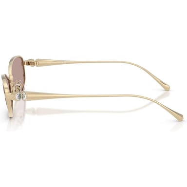 SWAROVSKI LENTES DE SOL SK7042 55 MM MUJER | PALE GOLD/CRYSTAL/LIGHT PURPLE BROWN - 3