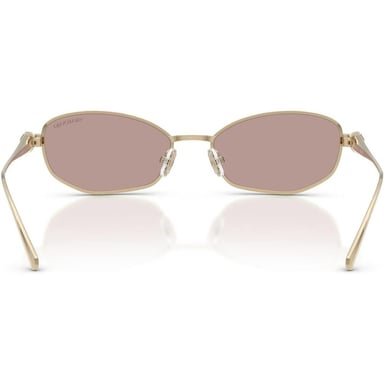 SWAROVSKI LENTES DE SOL SK7042 55 MM MUJER | PALE GOLD/CRYSTAL/LIGHT PURPLE BROWN - 4