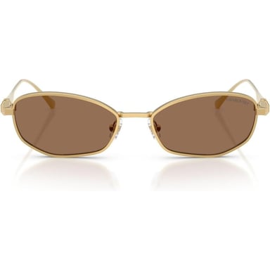 SWAROVSKI LENTES DE SOL SK7042 55 MM MUJER | GOLD/DARK BROWN - 1