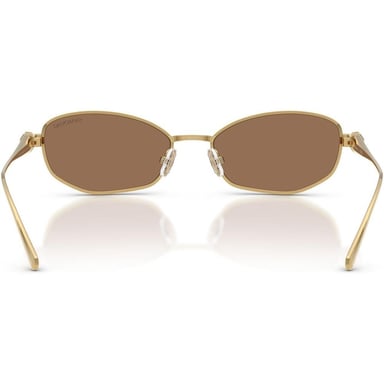 SWAROVSKI LENTES DE SOL SK7042 55 MM MUJER | GOLD/DARK BROWN - 4