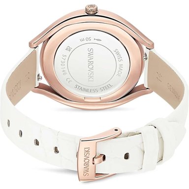 SWAROVSKI RELOJ CRYSTALLINE AURA PARA MUJER | WHITE, ROSE GOLD-TONE FINISH - 3