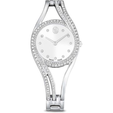 SWAROVSKI RELOJ HYPERBOLA BANGLE PARA MUJER | SILVER TONE - 1