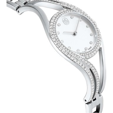 SWAROVSKI RELOJ HYPERBOLA BANGLE PARA MUJER | SILVER TONE - 5