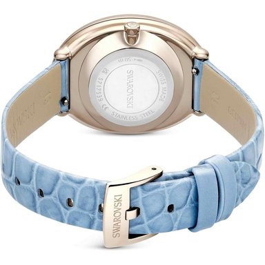 SWAROVSKI RELOJ IMBER PARA MUJER | BLUE / CHAMPAGNE GOLD-TONE - 3