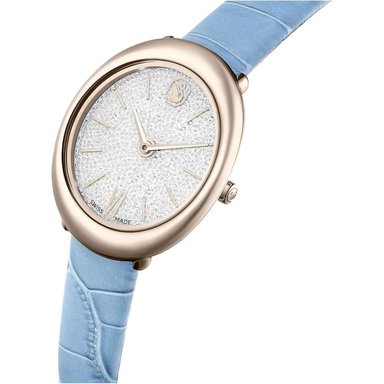 SWAROVSKI RELOJ IMBER PARA MUJER | BLUE / CHAMPAGNE GOLD-TONE - 4