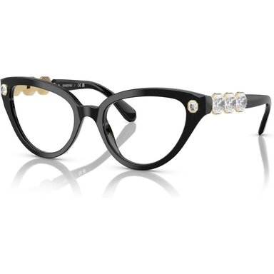 SWAROVSKI MONTURA SK2028 53 MM MUJER | BLACK/DEMO LENS - 2