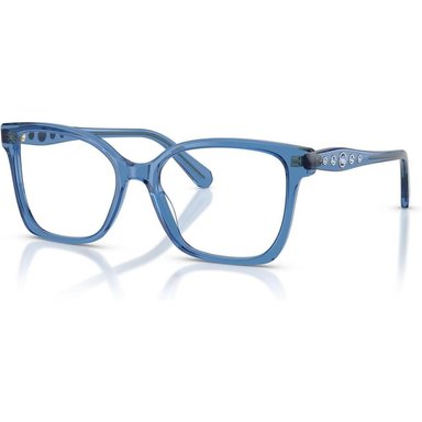 SWAROVSKI MONTURA CUADRADO SK2061 53 MM MUJER | TRANSPARENT BLUE/DEMO LENS - 2