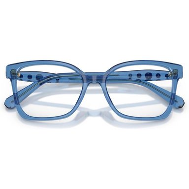 SWAROVSKI MONTURA CUADRADO SK2061 53 MM MUJER | TRANSPARENT BLUE/DEMO LENS - 5