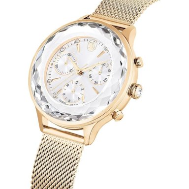 SWAROVSKI RELOJ NOVA CHRONO PARA MUJER | GOLD TONE - 4
