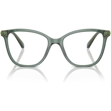 SWAROVSKI MONTURA CUADRADO SK2020 54 MM MUJER | TRANSPARENT GREEN/DEMO LENS - 1