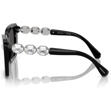 SWAROVSKI LENTES DE SOL CUADRADO SK6032 55 MM MUJER | BLACK/DARK GREY - 3