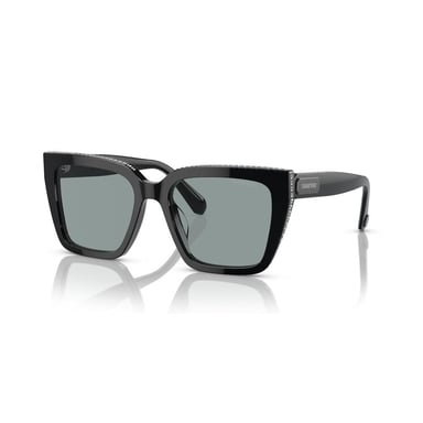 SWAROVSKI LENTES DE SOL CUADRADO SK6013 54 MM MUJER | BLACK/DARK GREY - 2
