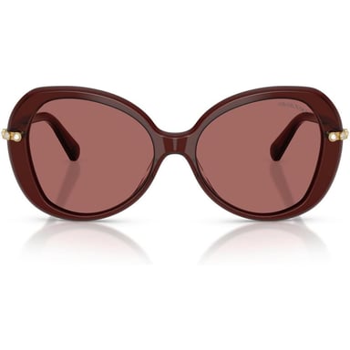 SWAROVSKI LENTES DE SOL SK6059 55 MM MUJER | TRANSPARENT BURGUNDY/DARK VIOLET - 1