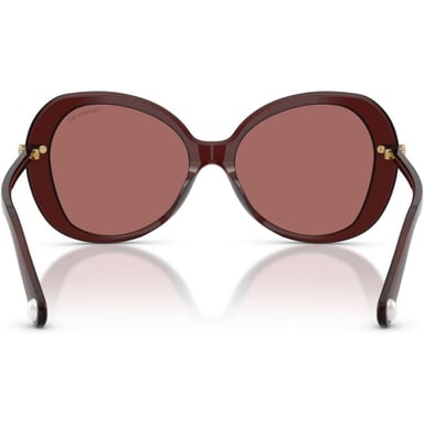 SWAROVSKI LENTES DE SOL SK6059 55 MM MUJER | TRANSPARENT BURGUNDY/DARK VIOLET - 4