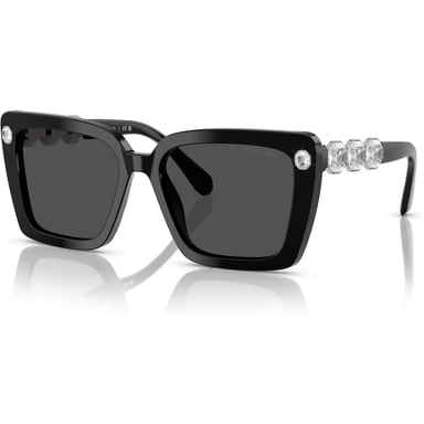 SWAROVSKI LENTES DE SOL CUADRADO SK6032F 55 MM MUJER | BLACK/DARK GREY - 2