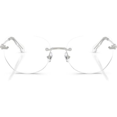 SWAROVSKI MONTURA SK1038 56 MM MUJER | SILVER/DEMO LENS - 1