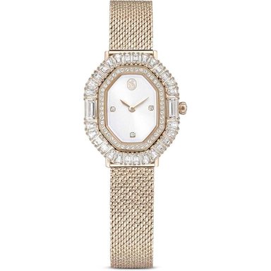 SWAROVSKI RELOJ MATRIX OCTAGON PARA MUJER | CLEAR CRYSTAL, GOLD-TONE FINISH - 1