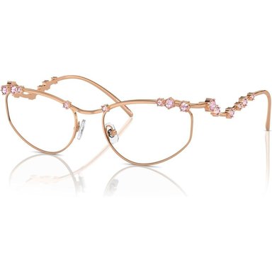 SWAROVSKI MONTURA SK1015 55 MM MUJER | ROSE GOLD/DEMO LENS - 2