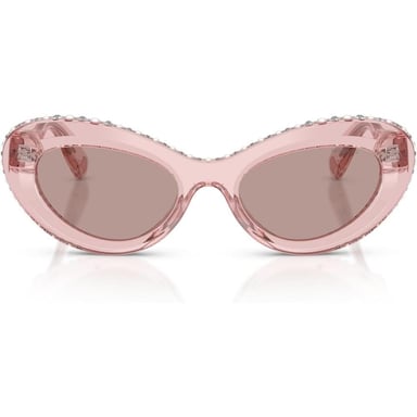 SWAROVSKI LENTES DE SOL SK6061U 51 MM MUJER | TRANSPARENT DARK PINK/LIGHT PURPLE BROWN - 1