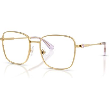 SWAROVSKI MONTURA CUADRADO SK1036 55 MM MUJER | GOLD/LIGHT VIOLET/DEMO LENS - 2