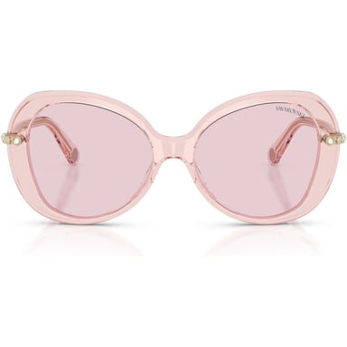 SWAROVSKI LENTES DE SOL SK6059 55 MM MUJER | TRANSPARENT PINK/PHOTOCHROMIC PINK TO DARK PINK POLARIZED - 1