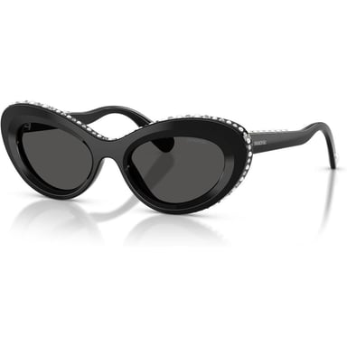 SWAROVSKI LENTES DE SOL SK6061U 51 MM MUJER | BLACK/CRYSTAL/DARK GREY - 2