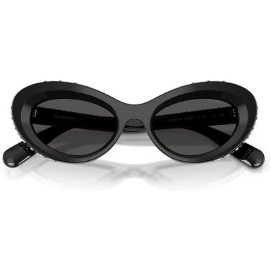 SWAROVSKI LENTES DE SOL SK6061U 51 MM MUJER | BLACK/CRYSTAL/DARK GREY - 5