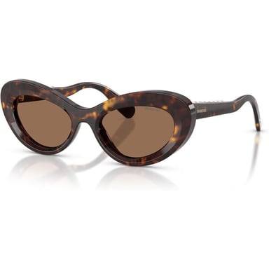 SWAROVSKI LENTES DE SOL SK6061U 51 MM MUJER | HAVANA/DARK BROWN - 2