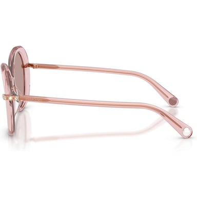 SWAROVSKI LENTES DE SOL SK6059 55 MM MUJER | TRANSPARENT DARK PINK/LIGHT PURPLE BROWN - 3