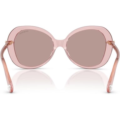 SWAROVSKI LENTES DE SOL SK6059 55 MM MUJER | TRANSPARENT DARK PINK/LIGHT PURPLE BROWN - 4